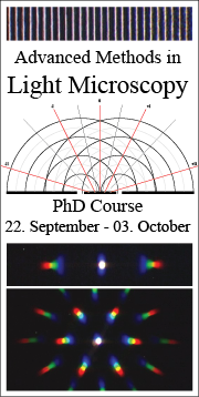 PhD course in microscopy methods